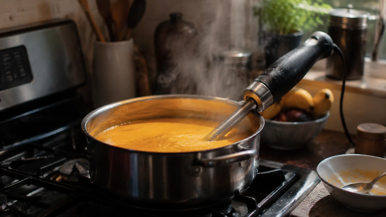 How to Make Restaurant-Smooth Soup With an Immersion Blender
